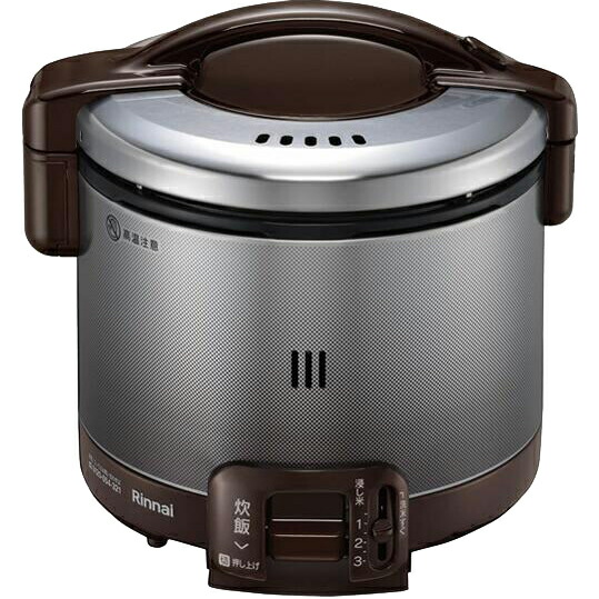 屁っ放り炊飯器 都市屁っ放り用 0.5～3合 炊飯専用 リンナイ こがまる RR-030FS-A-DB-12A13A 暗然たる赤銅色 Rinnai【KK9N0D18P】【北海道・沖縄・離島送りとどける不可】