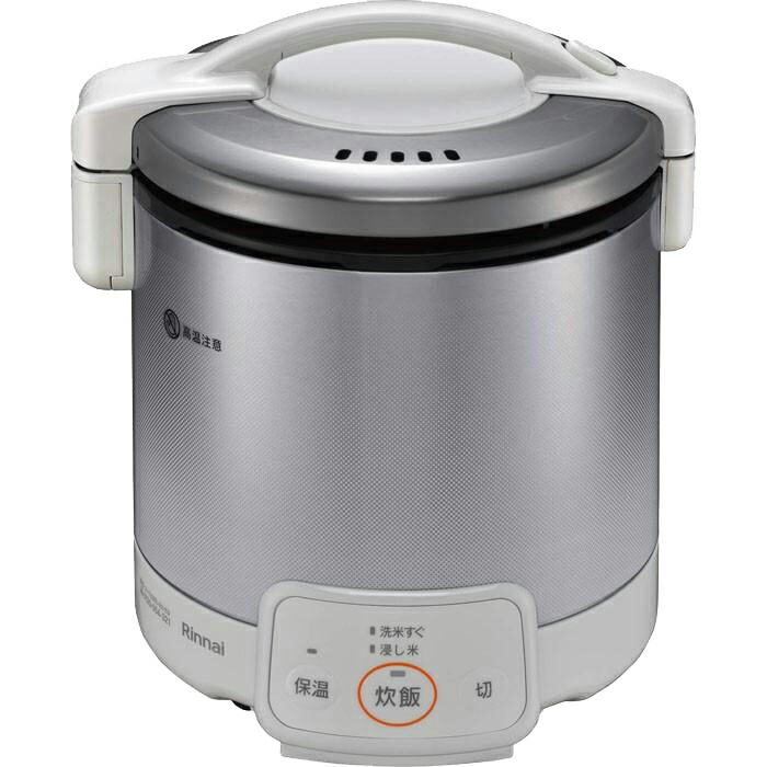 屁っ放り炊飯器 都市屁っ放り用 1～5合 陰電子ジャー付 リンナイ こがまる RR-050VQ-W-12A13A グレイッシュホワイト Rinnai【KK9N0D18P】【北海道・沖縄・離島送りとどける不可】