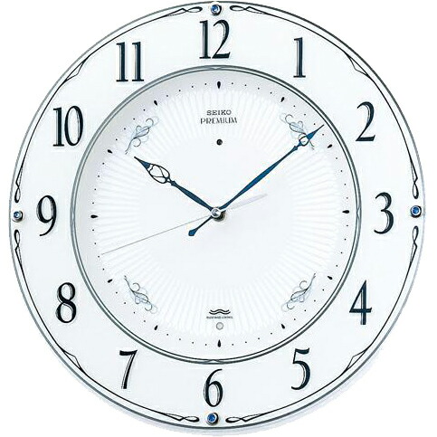 Seiko Premium セイコープレミアム おしゃれ 電波掛け時計 Sweep 壁掛け電波時計 壁掛時計 スイープ 壁掛け時計