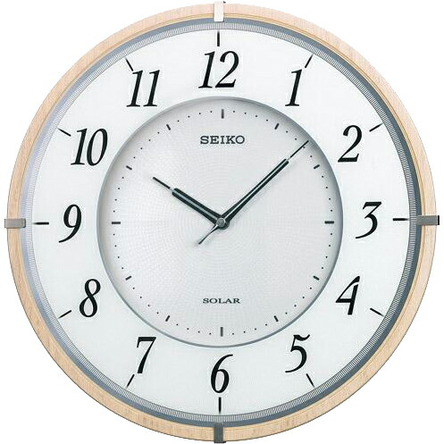 SEIKO セイコー 飾りもの時辰儀 ソーラー電磁波時辰儀 SOLAR＋ ソーラー足し加える 空想科学小説501B  電磁波柱時計/電磁波掛け時計/壁掛け時計/かけ時辰儀/飾りもの電磁波時辰儀/電磁波飾りもの時辰儀【北海道・沖縄・離島送りとどける不可】