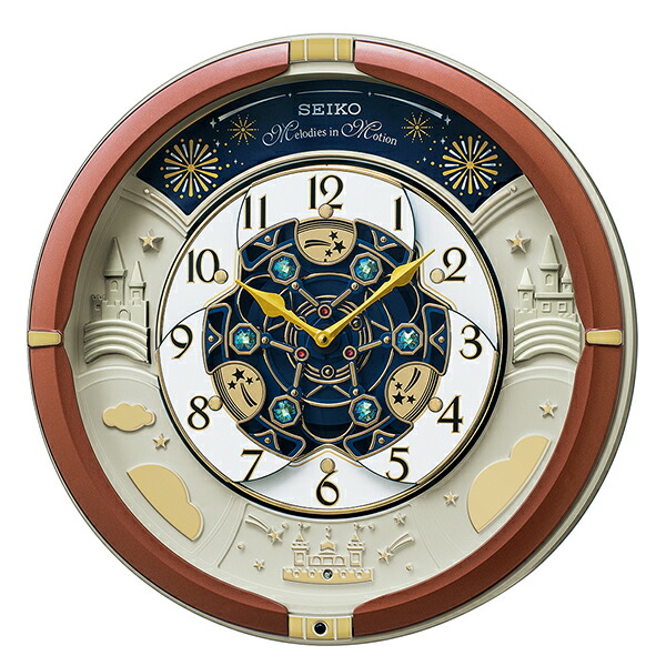 RE601B 仕組み時辰儀 SEIKO セイコー 飾りつけ時辰儀 壁掛け時計 壁かけ時辰儀【北海道・沖縄・離島送りとどける不可】