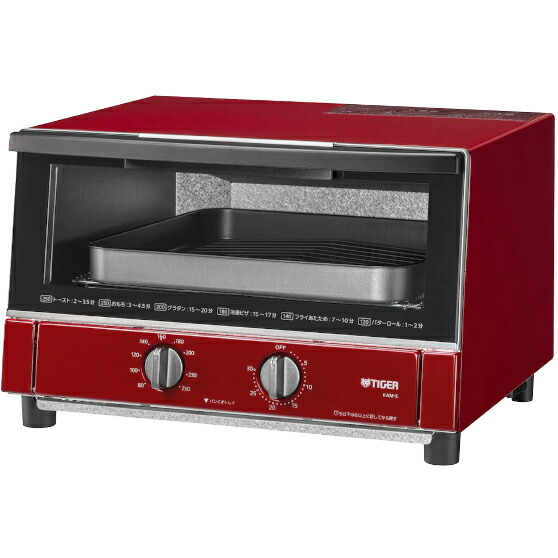 楽天市場】【新品/取寄品】TIGER オーブントースター KAM-S131-R