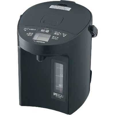 パソコン沸とうVE灯かりまほうびん 2.2L 象印 優湯生 ホンブルグ帽黒いこと CV-GD22-BM ZOJIRUSHI 【北海道・沖縄・離島送りとどける不可】