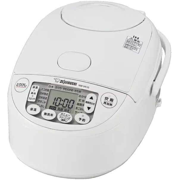 IH炊飯ジャー 5.5合炊き 象印 限り炊き 白いこと NW-VK10-WA ZOJIRUSHI 【北海道・沖縄・離島送りとどける不可】【KK9N0D18P】