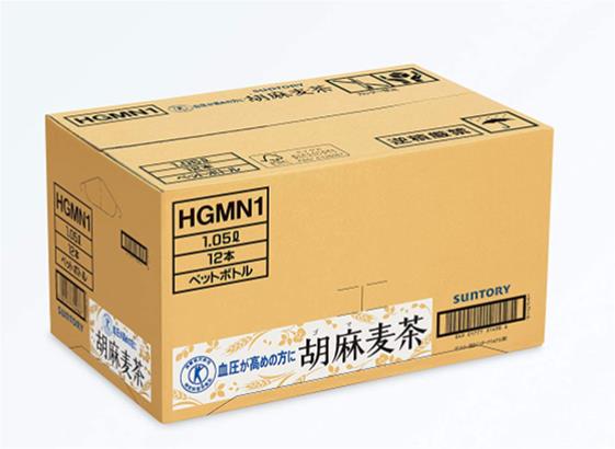 ●定期購入● サントリー 胡麻麦茶 1050ml 12本特定保健用食品 トクホ ゴマ麦茶