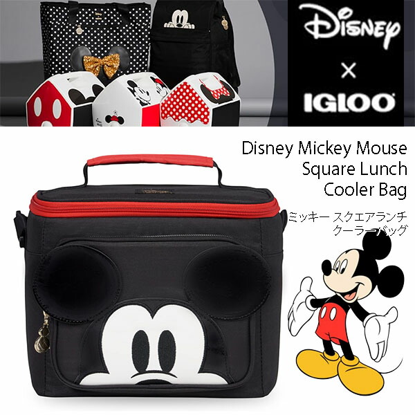 ＼店卸し資産有り／ イグルー ウォルトディズニー ミッキーマウス スクエアランチクーラーバッグ Igloo Disney Mickey Mouse Square Lunch Cooler Bag クーラートートバッグ パディ 断熱 耐久性 保冷 加えること衣嚢 愛くるしげ 持ち運び分かりやすい 昼御飯御徒面子 共同研究 多役立つこと 軽さ 9缶 軽さ