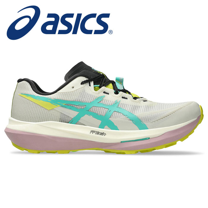 【 2026年 春夏モデル】【 アシックス asics 】【 シューズ 靴 】 トレイルランニング シューズ FUJISPEED フジスピード 4 メンズ レディース 男女兼用 2E トレイル トレラン ランニング 1013A179 (020) ライトダスト/アクアグリーン [260129][amz]