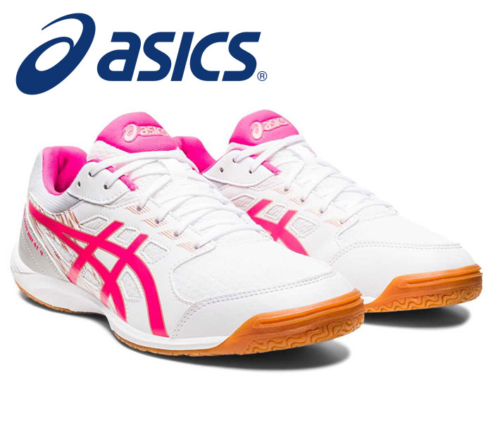 ★柔軟性・軽量性・通気性を追求★【 アシックス asics 】【 シューズ 靴 】 1073A056 卓球シューズ メンズ レディース 男女兼用 ATTACK HYPERBEAT(アタックハイパービート) 4 ホワイト/ピンク GLO 101 [230403][amz]
