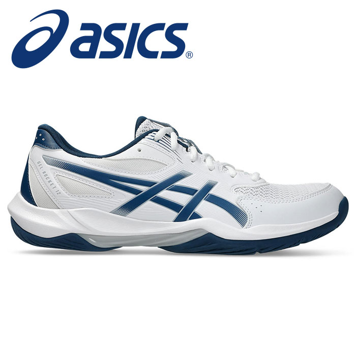 【 アシックス asics 】【 シューズ 靴 】 バレーボールシューズ GEL-ROCKET ゲルロケット 12 メンズ レディース 男女兼用 バレーボール シューズ 1073A080 (100) ホワイト/マコブルー [251012][amz] 6,379円