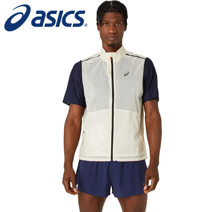 【 アシックス  asics 】【 お召しもの 】駈けっくら パッカブルランベスト METARUN(メタ幽客) メンズ 2011C980 (200) バーチ [240909][amz] 父の日 ウェア-スポーツ・アウトドア