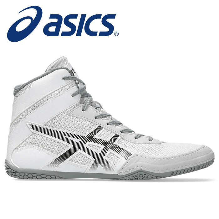 【 アシックス asics 】【 シューズ 靴 】 レスリングシューズ MATCONTROL マットコントロール 3 メンズ レスリング シューズ 1081A053 (102) ホワイト/ガンメタル [250802][amz]