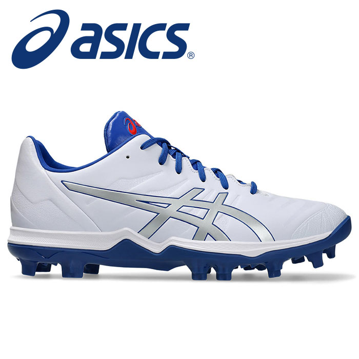 【 アシックス asics 】【 シューズ 靴 】 野球 ポイント スパイク GOLDSTAGE FANG ゴールドステージ ファング メンズ スタッド 1121A067 (106) ホワイト/ピュアシルバー [250802][amz]