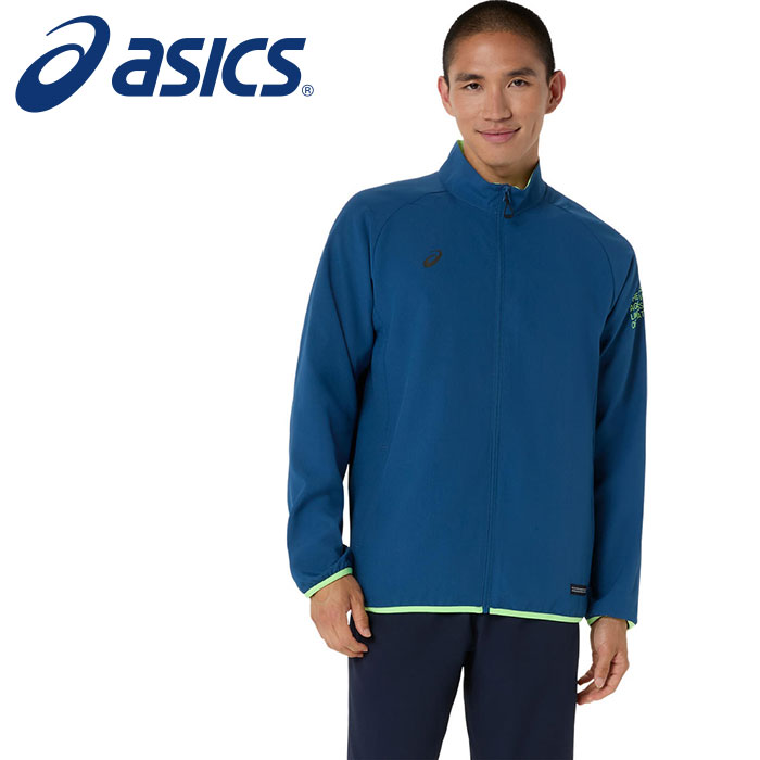 【 2026年 春夏モデル】【 アシックス asics 】【 ウェア 】 ジャージ ジャケット メンズ レディース 男女兼用 ドライクロス 上 トップス トレーニングウェア 練習着 2033C022 (401) トワイライトブルー [260419][amz]