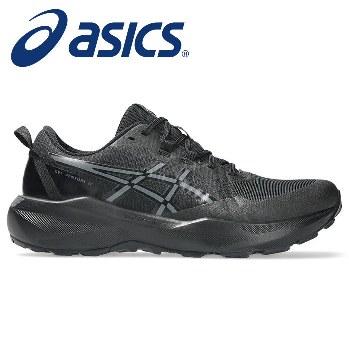 【 2026年 春夏モデル】【 アシックス asics 】【 シューズ 靴 】 トレイルランニング シューズ GEL-VENTURE ゲルベンチャー 11 メンズ トレイル ランニング エクストラワイド 4E ワイド 幅広 1011C161 (003) ブラック/キャリアグレー [260129][amz]