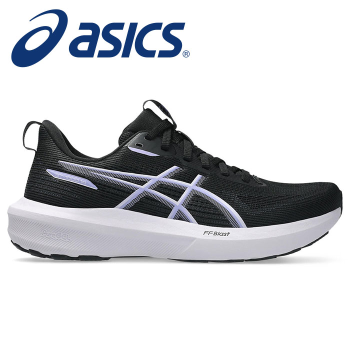 【 2026年 春夏モデル】【 アシックス  asics 】【 シューズ 靴 】 レディース ランニングシューズ GT-1000 14 ワイド 幅広 ランニング 1012B858 (004) ブラック/ライラックヒント [260129][amz]
