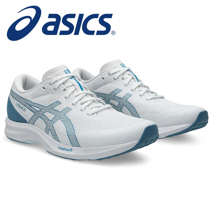 【 2026年 春夏モデル】【 アシックス asics 】【 シューズ 靴 】 ランニングシューズ LYTERACER ライトレーサー 6 メンズ 2E 1012B764 (102) ホワイト/サバブルー [260419][amz]