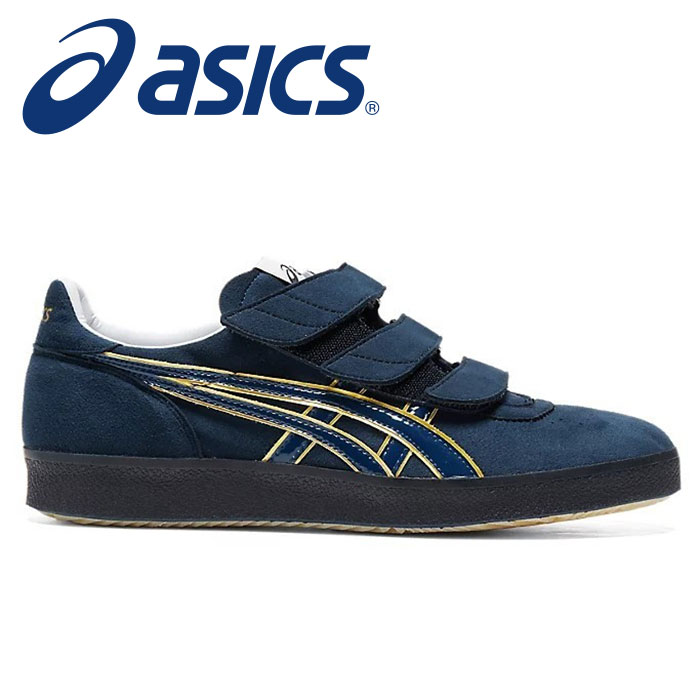 【 アシックス asics 】【 シューズ 靴 】 バレーボール 審判 シューズ ROTE REFEREE ローテ レフリー NB レフリー 監督 コーチ 靴 メンズ レディース 男女兼用 マジックテープ 1053A059 (400) ネイビー/ネイビー [250725][amz]｜アスリート　ステージ