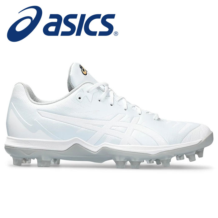 ★鈴木 誠也選手・丸 佳浩選手着用モデル★【 アシックス asics 】【 シューズ 靴 】 野球 ポイント スパイク GOLDSTAGE I-PRO FANG ゴールドステージ アイプロ ファング メンズ 紐 スタッド 白 1121A068 (110) ホワイト/ホワイト [250725][amz]｜アスリート　ステージ