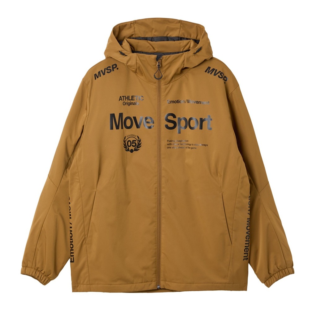 ★石川 祐希選手 着用モデル★【 デサント DESCENTE 】【 ウェア 】 ウインドブレーカー フーディー ムーブスポーツ MoveSport メンズ ACTIVE SUITS サーモ 保温 冬 オーセンティック 上 トレーニング ST5FWB32M (BW00) ブラウン [251119][amz]