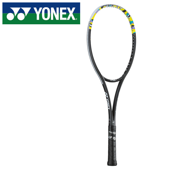★前衛向け！中級～上級者にオススメ★【 ヨネックス YONEX 】 ソフトテニスラケット(フレームのみ) ジオブレイク50V 軟式 02GB50V (500) ライムイエロー [240523][amz]