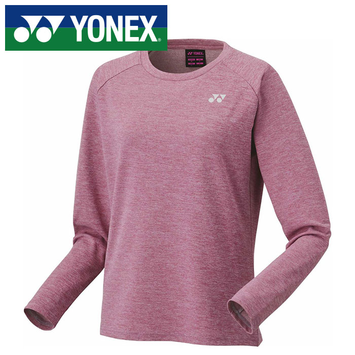 【メール便送料無料(追跡可能)】【 ヨネックス YONEX 】【 ウェア 】 レディース ロングスリーブTシャツ 長袖Tシャツ ロンT 女性 テニス バドミントン 16721 (266) ダークワイン [241209][amz]