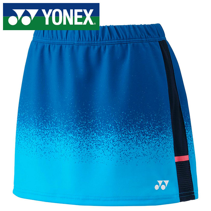 【電子メール便貨物輸送無料(追い掛ける能力のある)】【 ヨネックス  YONEX 】【 御召しもの 】 レディース スコート 御上さん 下穿きスパッツ付 庭球 バドミントン 26180 (018) 天の原青味 [241209][amz]