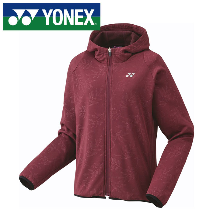 ★ヒートカプセル機能採用で暖かい★【 ヨネックス YONEX 】【 ウェア 】 レディース ニット ウォームアップ パーカー 女性 防寒 保温 テニス バドミントン 58112 (266) ダークワイン [241209][amz]