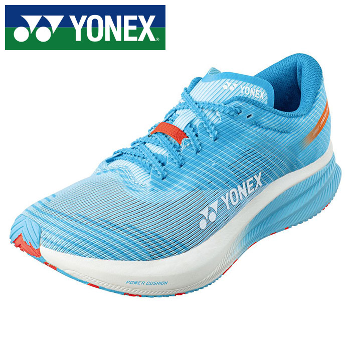 ★羽のような軽さ＆飛ぶようなスピード★【 ヨネックス YONEX 】【 シューズ 靴 】 ランニングシューズ カーボンクルーズエアラスメン メンズ ランニング シューズ マラソン SHRA2M (449) セルリアンブルー [241209][amz]