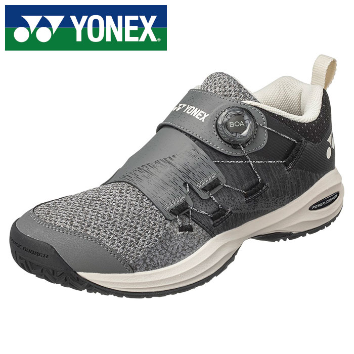 【 ヨネックス  YONEX 】【 シューズ 靴 】 庭球シューズ パワークッションコンフォートWD5AC メンズ レディース 靴幅4E広々とした ミッドカット オール厚地の外套用 SHTCWD5A (290) 黒いこと/薄墨色 [240523][amz]