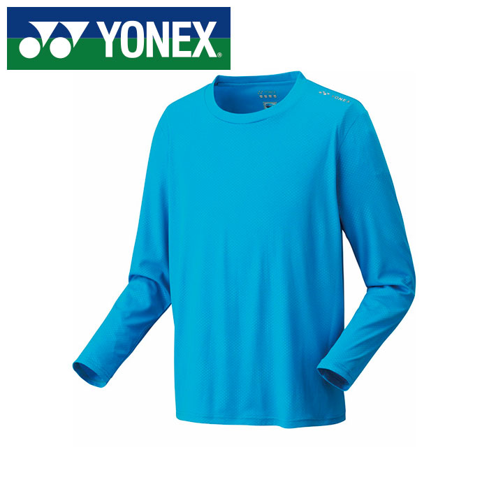 【メール便送料無料(追跡可能)】【 ヨネックス YONEX 】【 ウェア 】 テニス バドミントン 長袖 Tシャツ メンズ レディース 男女兼用 ヨネックス YONEX 16809 (018) スカイブルー [250609][amz]