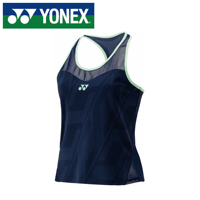 【メール便送料無料(追跡可能)】【 ヨネックス YONEX 】【 ウェア 】 テニス レディース フィット タンクトップ ヨネックス YONEX 20829Y (554) ダークネイビー [250609][amz]｜アスリート　ステージ