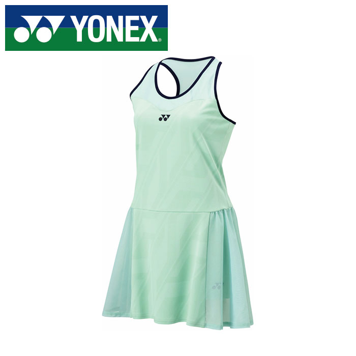 【 ヨネックス YONEX 】【 ウェア 】 テニス レディース ワンピース ヨネックス YONEX 20830Y (190) ペパーミント [250609][amz]｜アスリート　ステージ