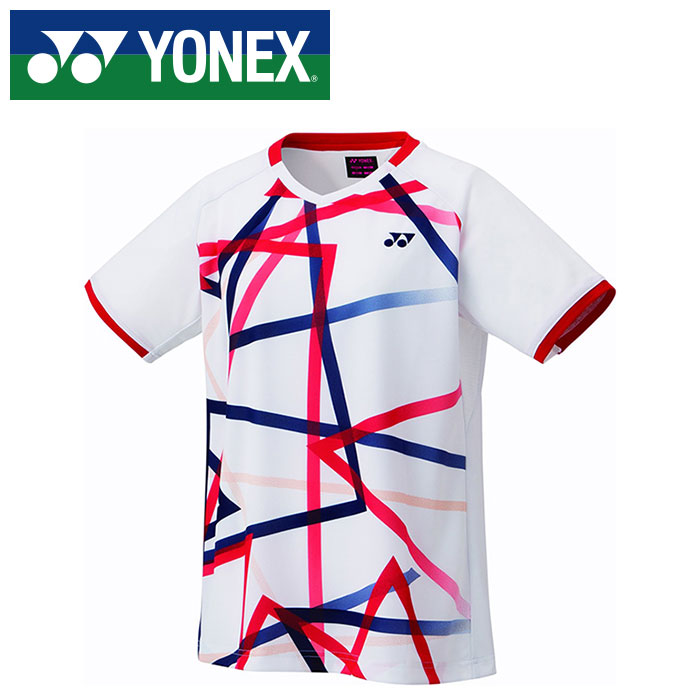 【メール便送料無料(追跡可能)】★日本バドミントン協会審査合格品★【 ヨネックス YONEX 】【 ウェア 】 レディース ゲームシャツ レギュラータイプ テニス バドミントン ヨネックス 20893 (011) ホワイト [250531][amz]