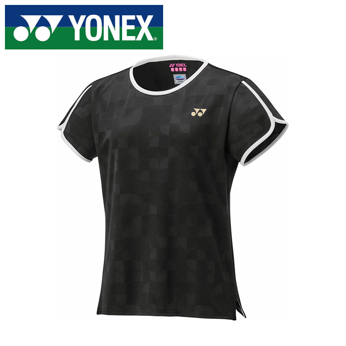 【電子メール便貨物輸送無料(追い掛ける能力のある)】【 ヨネックス  YONEX 】【 お召しもの 】 庭球 レディース 取り組みプルオーバー ヨネックス YONEX 20899 (007) 黒いこと [250609][amz]