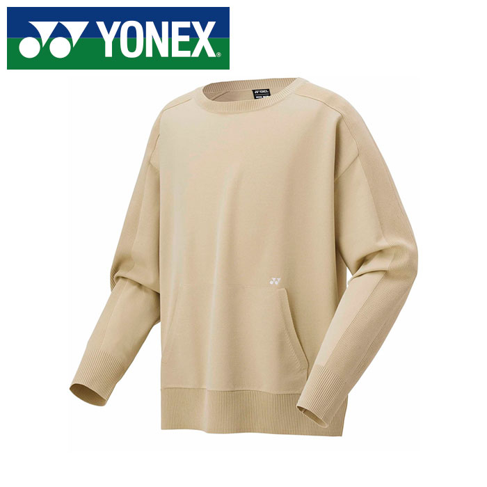 【 ヨネックス YONEX 】【 ウェア 】 テニス バドミントン セーター メンズ レディース 男女兼用 ヨネックス YONEX 30089Y (456) アイスベージュ [250609][amz]