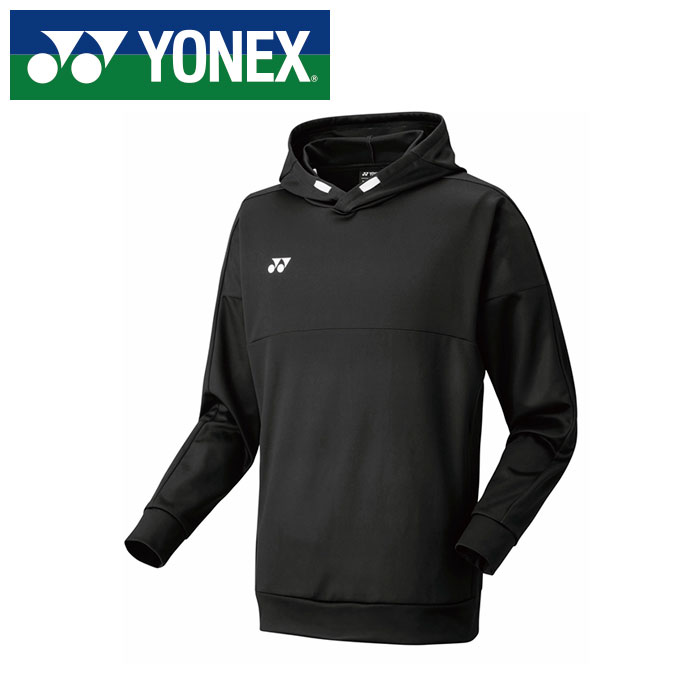 【 ヨネックス YONEX 】【 ウェア 】 テニス バドミントン パーカー フィットスタイル メンズ レディース 男女兼用 フーディー スウェット ヨネックス YONEX 30111 (007) ブラック [250609][amz]