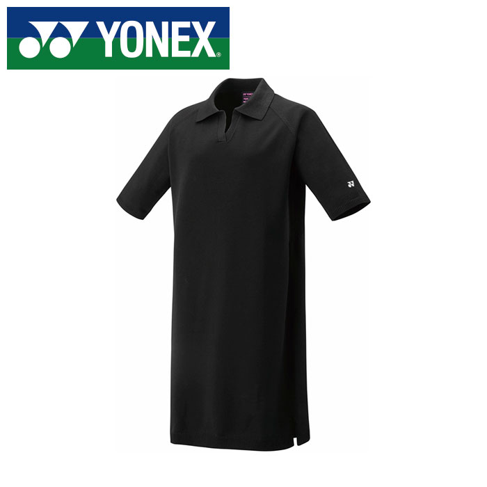【 ヨネックス YONEX 】【 ウェア 】 テニス バドミントン レディース 半袖 セーター ヨネックス YONEX 37005Y (007) ブラック [250609][amz]