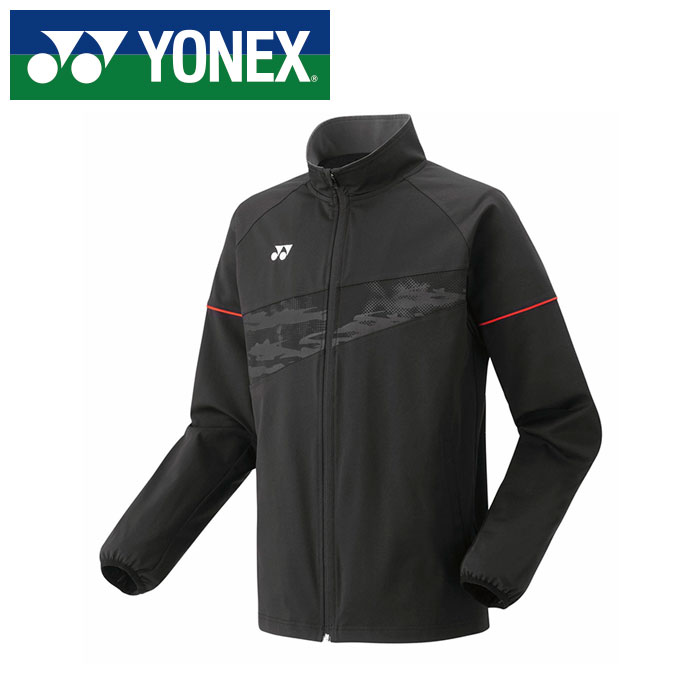 【 ヨネックス  YONEX 】【 御召しもの 】 庭球 バドミントン お坊っちゃん 編み物 ウォームアップシャツ アウター 上衣 ヨネックス YONEX 50178J (007) 黒いこと [250609][amz]