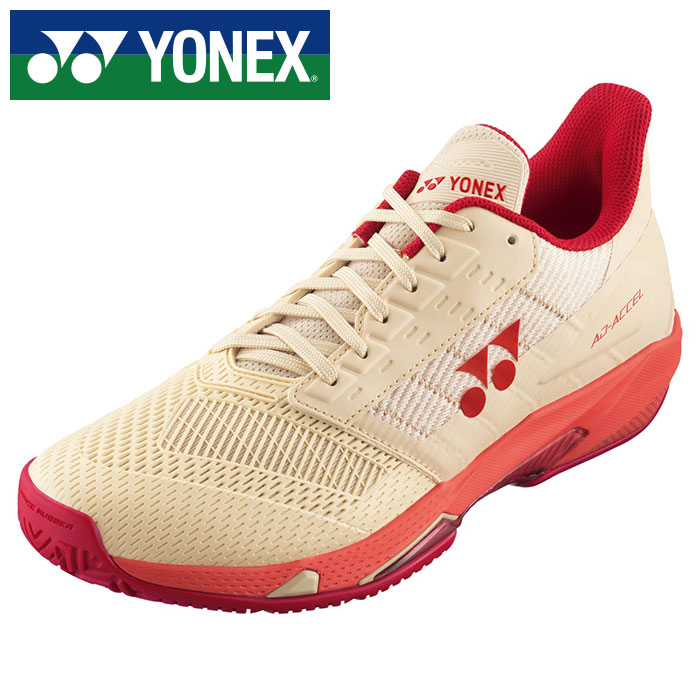 【 ヨネックス YONEX 】【 シューズ 靴 】 レディース テニスシューズ パワークッション アドアクセル LAC オールコート テニス シューズ ヨネックス YONEX SHTAALA (315) ベージュ/ピンク [250609][amz] 10,425円