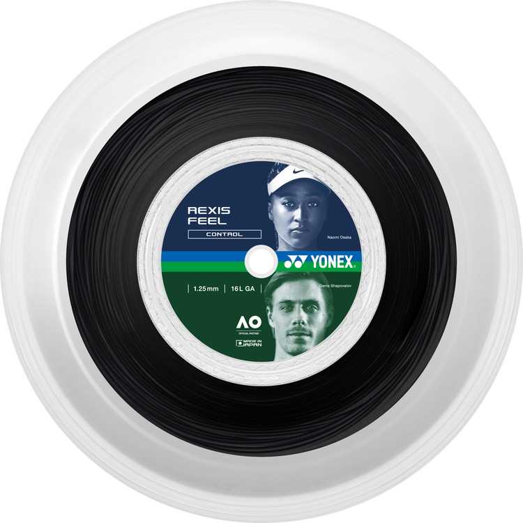 【 ヨネックス YONEX 】 TRFL125R2 テニス ストリング ガット レクシスフィール125(200m) ブラック 007 [230422][amz]