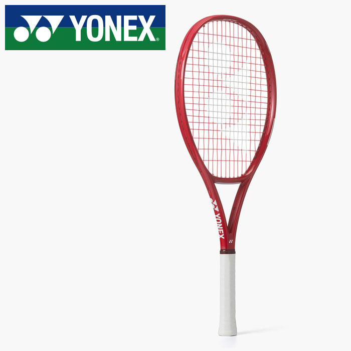 【 2026年 春夏青写真】【 ヨネックス  YONEX 】 硬式 庭球櫂 一こまのみ V中核グループ 26 庭球 櫂 08VC26G (338) ルビー赤いこと [260517][amz]