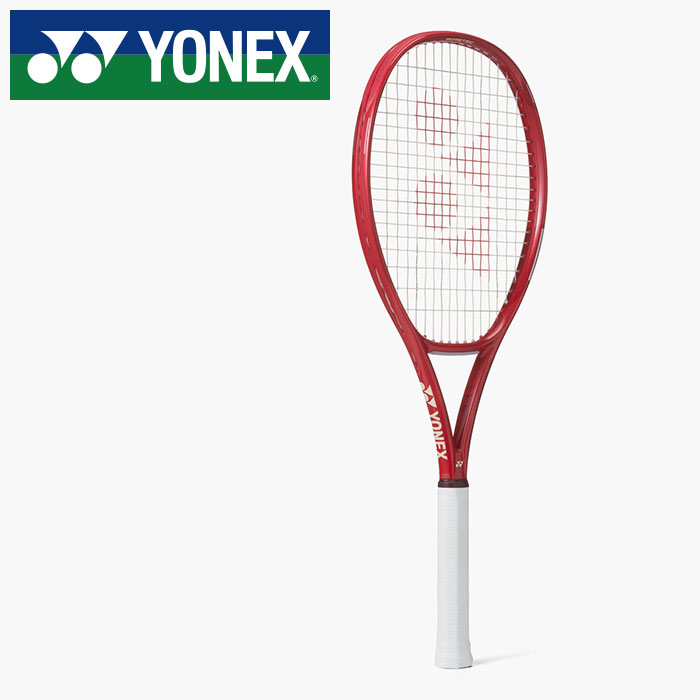 【 2026年 春夏青写真】【 ヨネックス  YONEX 】 硬式 庭球櫂 一こまのみ V中核グループ アルファ 庭球 櫂 08VCAP (338) ルビー赤いこと [260517][amz]