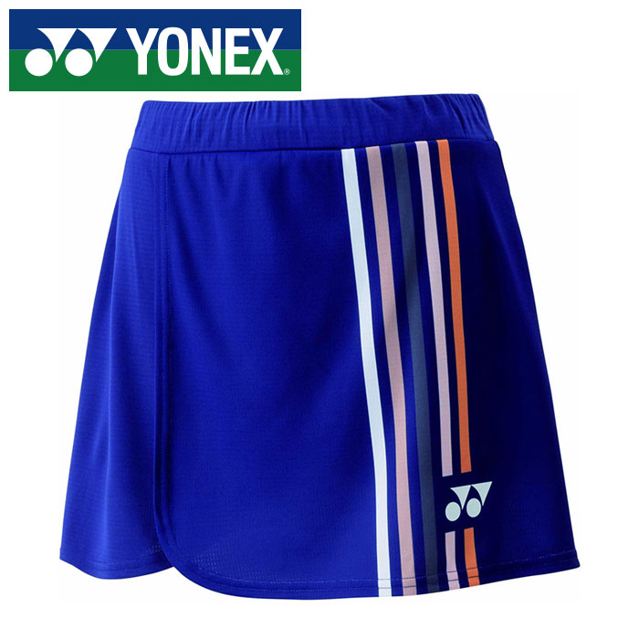 ★日本バドミントン同盟取り調べる受かる品★【 ヨネックス  YONEX 】【 御召しもの 】 庭球 バドミントン レディース スコート (下穿きスパッツ付) 26156 (118) ブルーベリー [251015][amz]