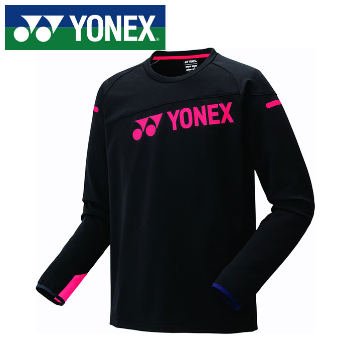 【 ヨネックス YONEX 】【 ウェア 】 テニス バドミントン ライト トレーナー メンズ レディース 男女兼用 練習着 アウター 31060 (007) ブラック [251015][amz]