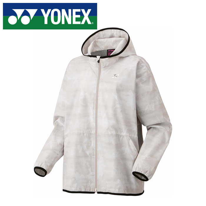 【 ヨネックス YONEX 】【 ウェア 】 テニス バドミントン レディース 裏地付き ジャケット フード付き ウィンドウォーマー ヒートカプセル 防寒 保温 アウター ウェア 冬 78077 (796) グレージュ [251015][amz]