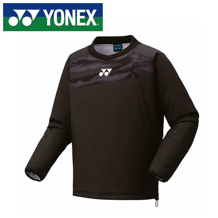 【 ヨネックス  YONEX 】【 御召しもの 】 庭球 バドミントン お坊っちゃん 中わた Vブレーカー ちびっ子 小学生 中綿 ティーシャツ アウター ヒートカプセル 防寒 保温 90095J (007) 黒いこと [251015][amz]