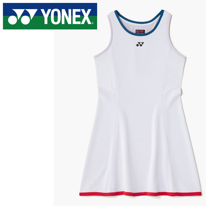 ★バドミントン連合取り調べる受かる品★【 2026年 春夏ひな形】【 ヨネックス  YONEX 】【 御召しもの 】 庭球 バドミントン レディース 衣裳 20938 (011) 白いこと [260517][amz]
