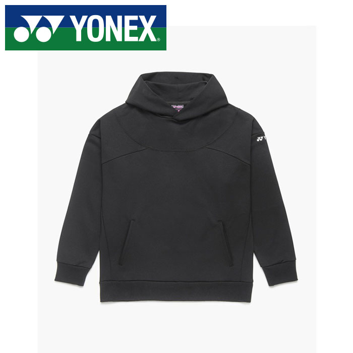 【 2026年 春夏ひな形】【 ヨネックス  YONEX 】【 御召しもの 】 庭球 バドミントン レディース 汗水 パーカー 上 37006 (007) 黒いこと [260517][amz]