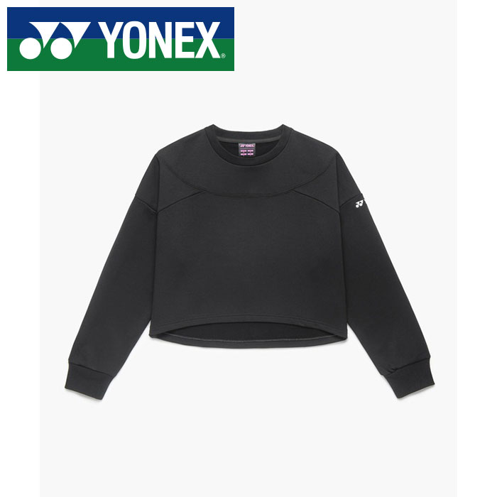 【 2026年 春夏ひな形】【 ヨネックス  YONEX 】【 御召しもの 】 庭球 バドミントン レディース 汗水 プルオーバー 上 37007 (007) 黒いこと [260517][amz]