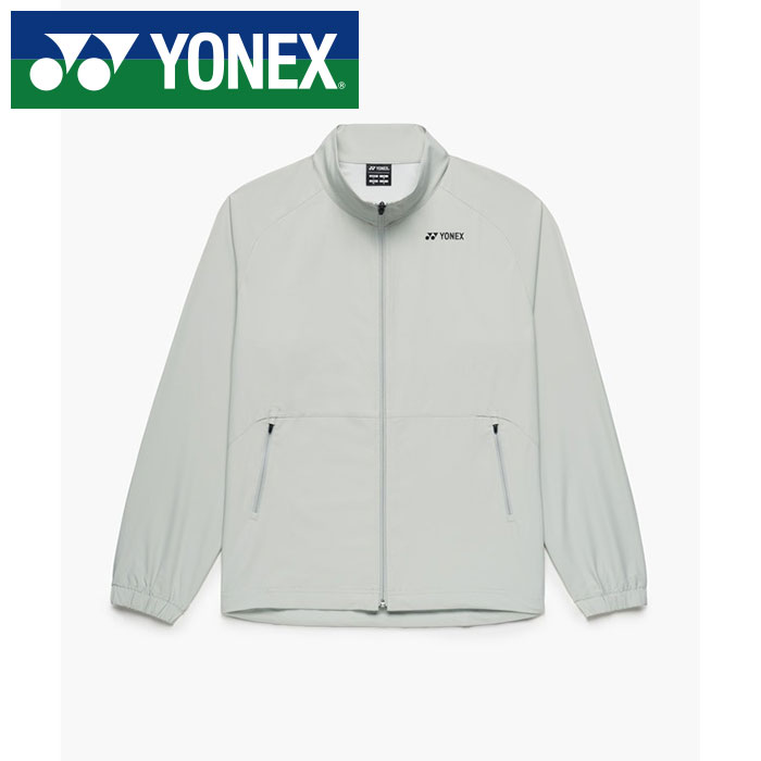 【 2026年 春夏モデル】【 ヨネックス YONEX 】【 ウェア 】 テニス バドミントン フルジップ ジャケット メンズ レディース 男女兼用 練習着 トレーニングウェア 移動着 50192 (024) シルバーグレー [260517][amz]｜アスリート　ステージ
